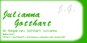 julianna gotthart business card
